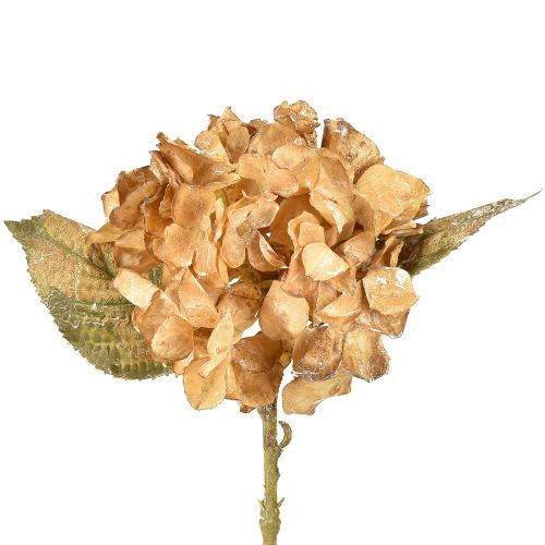 Kunstig hortensia tørret op Drylook efterårsdekoration L33cm