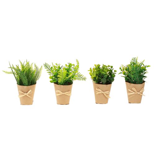Artikel Kunstige planter Kunstig Bregne buksbom 15-19cm 4stk