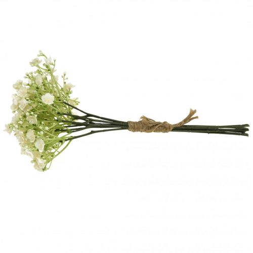 Floristik24 Gypsophila kunstige blomster gips urt hvid L30cm 6 stykker i en bundt