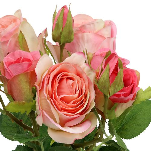 Floristik24 Art rose buket pink 40cm