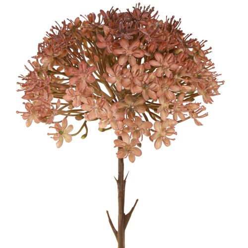 Kunstig gren efterårsdekoration blomstergren brun rød 45 cm 2 stk.