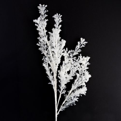 Kunstig gren frostet dekorativ gren vinterdekoration hvid 78 cm 2 stk.