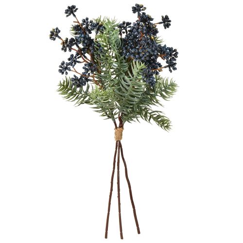 Artikel Kunstige enebærgrene med bær, nålegrene, 45 cm, 3 stk.