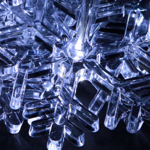 Artikel LED vinduesdekoration jule kold hvid til batteri 25×90cm
