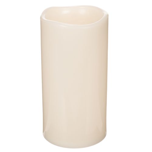 Stor LED-lys til batteridrift med timer, varm hvid, udendørs, 25 cm