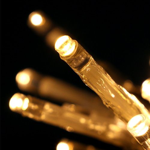 Floristik24 LED fe lys 10 stykker 1,3 m varm hvid, batteridrevet