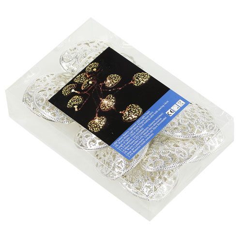 Floristik24 LED lys kæde hjerteform varm / hvid 160cm