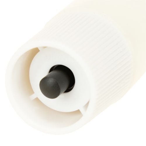 Artikel LED-lys creme varm hvid ægte voks H14,5 cm 2 stk.
