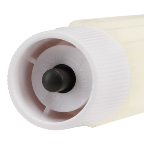 Artikel LED pindelys med timer rillede lys creme 24,5cm 4 stk