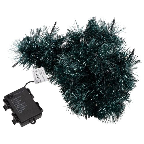 Julegirlande med glitter og 60
