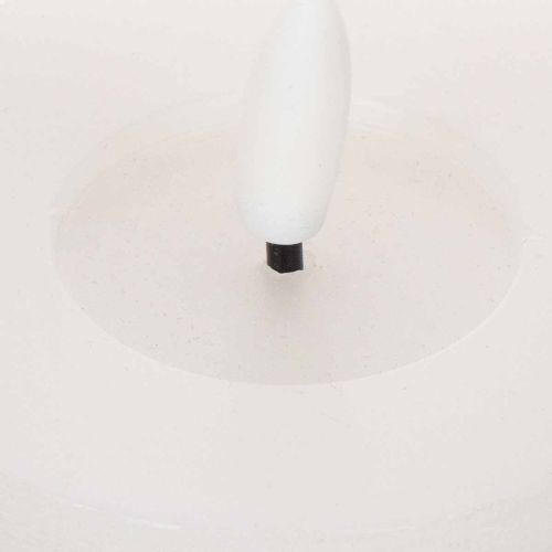 LED XL fyrfadslys hvid ægte