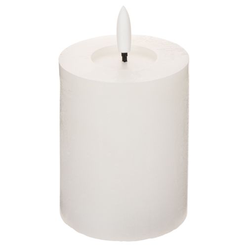 LED-søjlelys, flimrende, med timer, Ø7 cm, 12 cm købe | Floristik24.dk