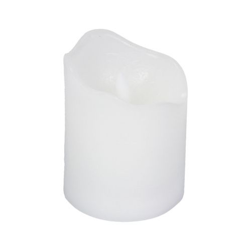 Floristik24 LED lys med timer ægte voks søjle lys Ø7cm H9cm