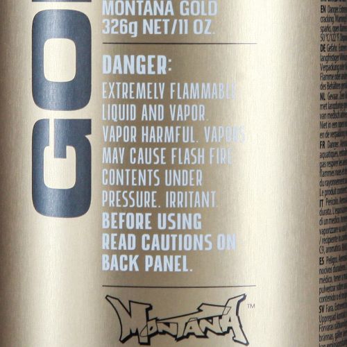 Artikel Maling spray rød Montana Gold satin mat 400ml