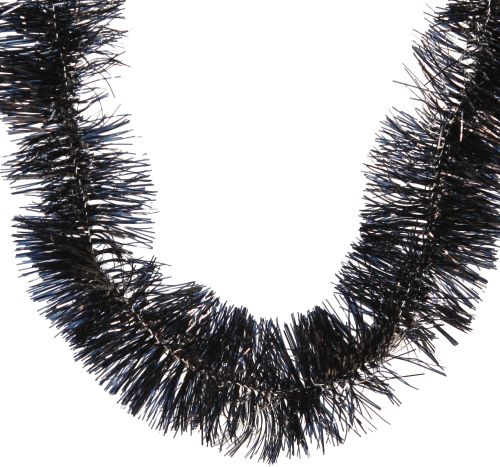 Artikel Tinsel guirlande juletræ i sort 270cm 2stk