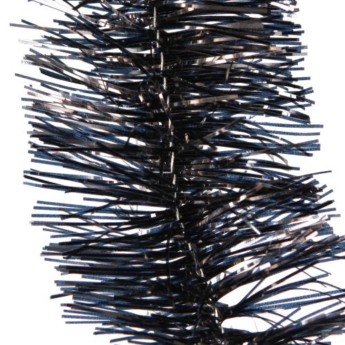 Artikel Tinsel guirlande juletræ i sort 270cm 2stk