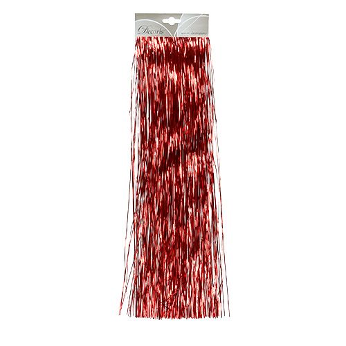 Tinsel rød 50x40cm