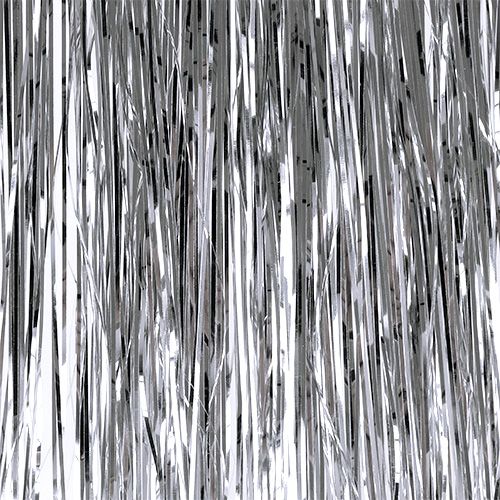 Artikel Glitter sølv juletræsdekoration festdekoration 50×40cm 2 stk