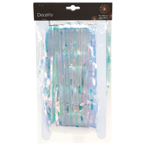 Artikel Tinsel iriserende tinsel gardin 90×200cm 2stk