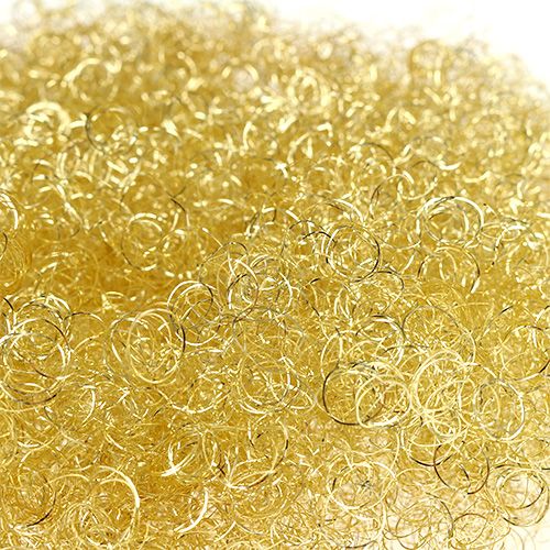 Artikel Tinsel metallisk krøllet guld 50g