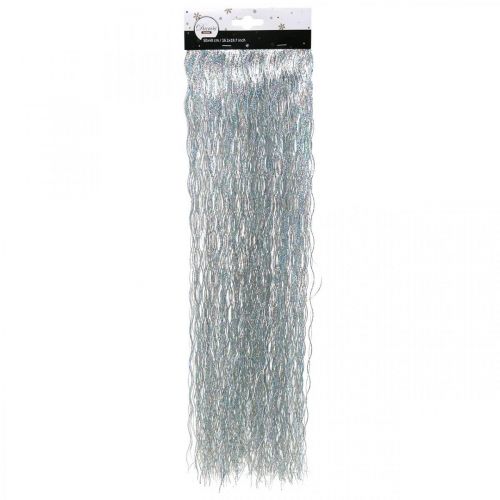 Tinsel sølv træ dekoration juledekoration 50cm