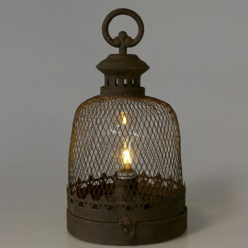 Floristik24 Dekorativ lampe antik Ø16cm H29.5cm