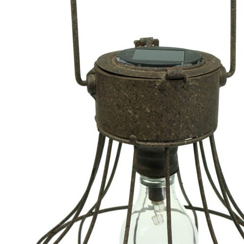 Floristik24 Dekorativ lampe Sol Ø23,5cm H24cm
