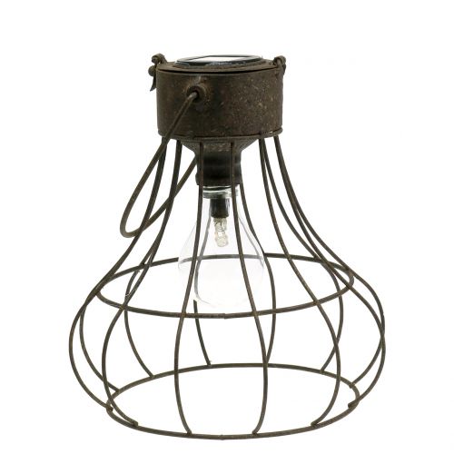 Floristik24 Dekorativ lampe Sol Ø23,5cm H24cm