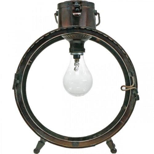 Floristik24 Sollampe metallampe altan deco industrielt design Ø23cm