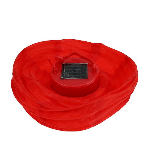Artikel Lampion LED med solcelle 20cm rød
