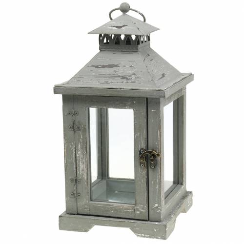 Lanterngrå H32cm Bordlanter til dekoration