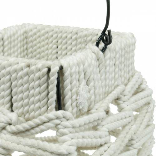 Artikel Hængende lanterne, sommerdekoration, lanterne, makramé H35,5cm B19cm