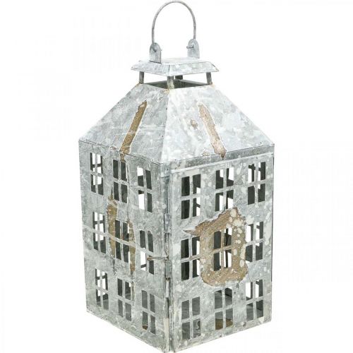 Artikel Vintage dekorativ lanterne metal lyshus Shabby Chic H35cm