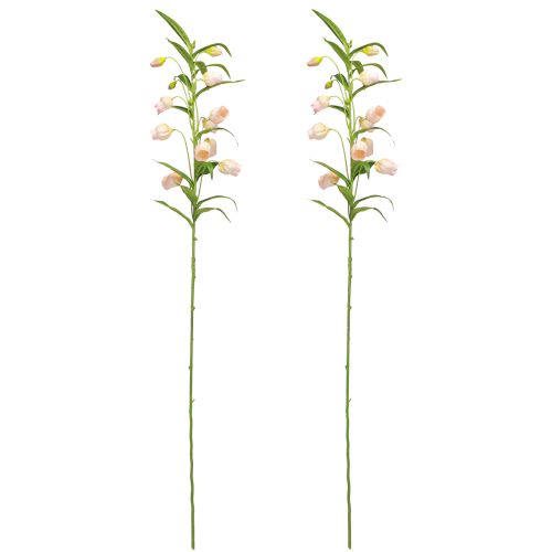Artikel Lanterne Lilje Kunstig Blomst Lilje Abrikos 90cm 2stk
