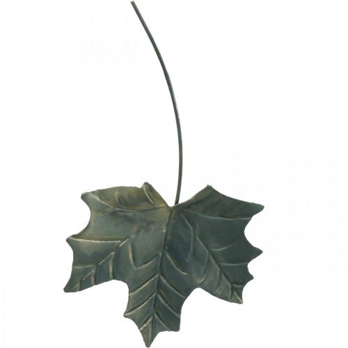 Artikel Efterårsdeco blade metal sølvgrå L20cm 4stk