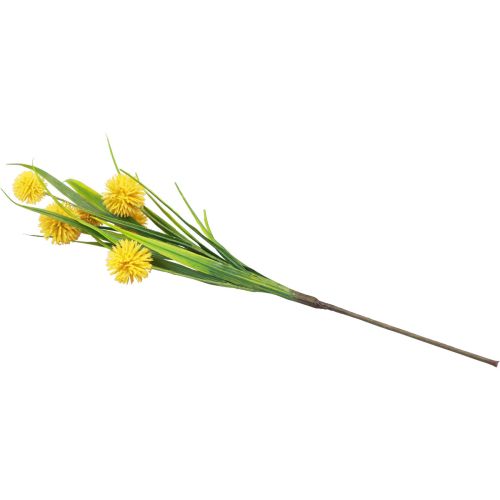 Floristik24 Kunstige blomster kugleblomst allium prydløg kunstig gul 45cm