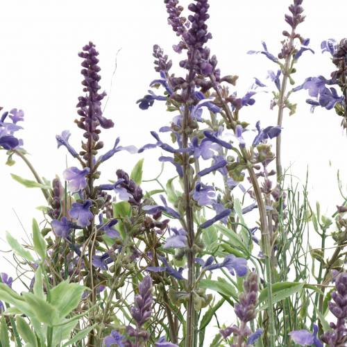 Floristik24 Lavendel skål kunstig lavendel silke blomster falske planter