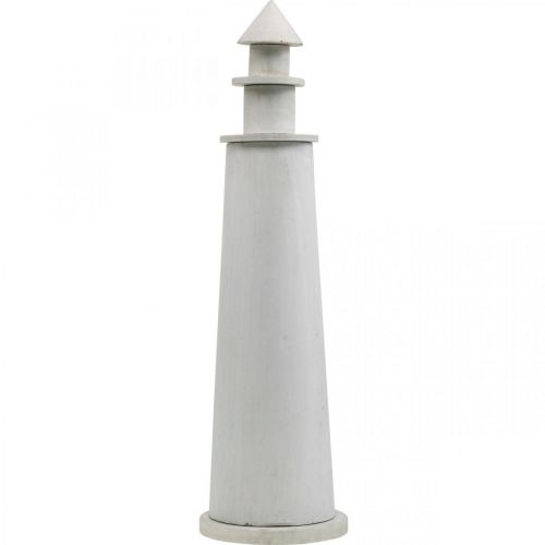 Artikel Fyrtårn Shabby Chic Creme Sommerdekoration Maritim Ø14,5cm H51cm