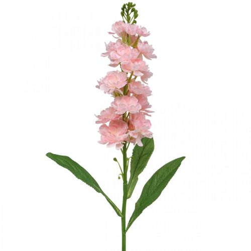 Artikel Levkoje pink blomst kunstig som ægte stilk blomst 78cm