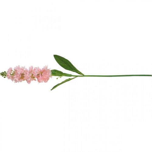 Artikel Levkoje pink blomst kunstig som ægte stilk blomst 78cm