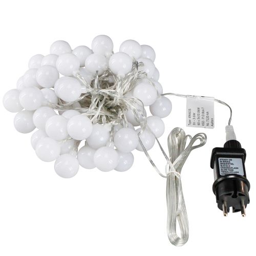 Artikel Fairy lights balls timer 60 LED varm hvid indvendig udvendig 9m