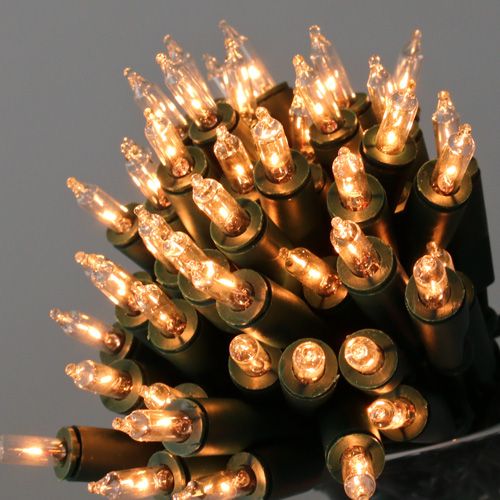 Floristik24 Lyskæde mini 20 3m til indvendig grøn, varm hvid