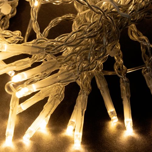 Artikel Lysgardin 120 LED lyskæde varm hvid 100×180 cm