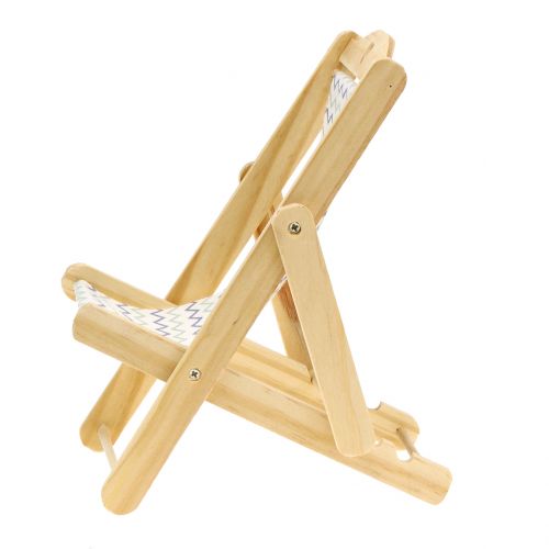 Floristik24 Dekorativ liggestol zigzag mønster H15cm 3stk