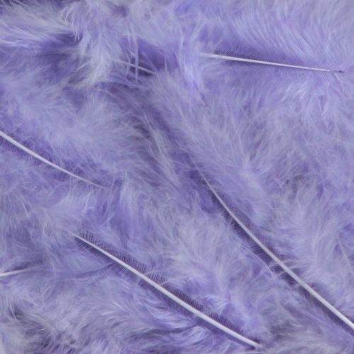 Artikel Purple Feathers Fluffy Craft Supplies Fjeder 5-10cm 20g