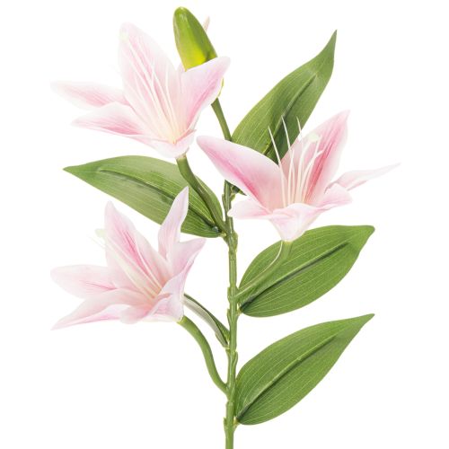 Kunstig liljeblomst, stilkblomst, dekoration, 68 cm, 3 stk. købe | Floristik24.dk