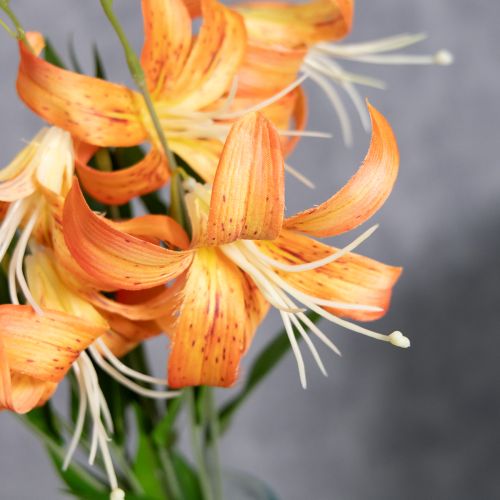 Artikel Kunstige liljer, dekoration til bryllupper og begivenheder, 77 cm, 4 stk.