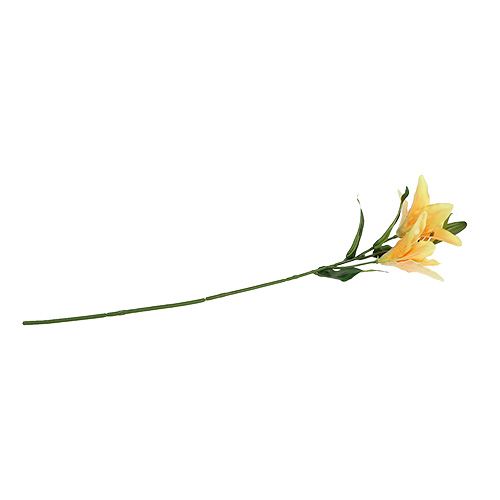Floristik24 Kunstig lilje orange L66cm 1p