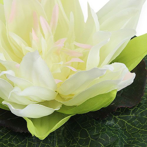 Artikel Lotusblomst flydende 18cm hvid 3stk