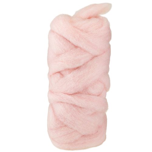 Lunte Pink Uld Lunte Naturuld Vandtæt Farveægte 5cm 10m